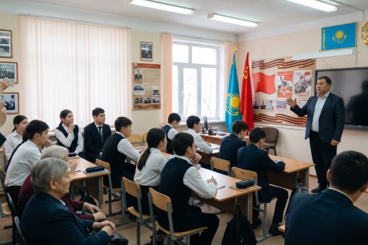 Алматы мектебіндегі Россотрудничество дәрісі қоғамды дүрліктірді